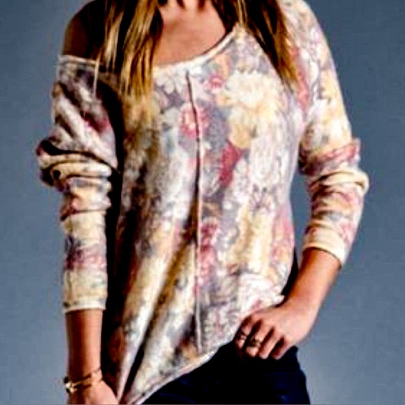 Free People sweater oversized boho extra small XS - Picture 1 of 13